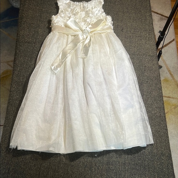 Girl's Flower Girl Wedding Dress sz 9-10 EUC - Picture 11 of 13